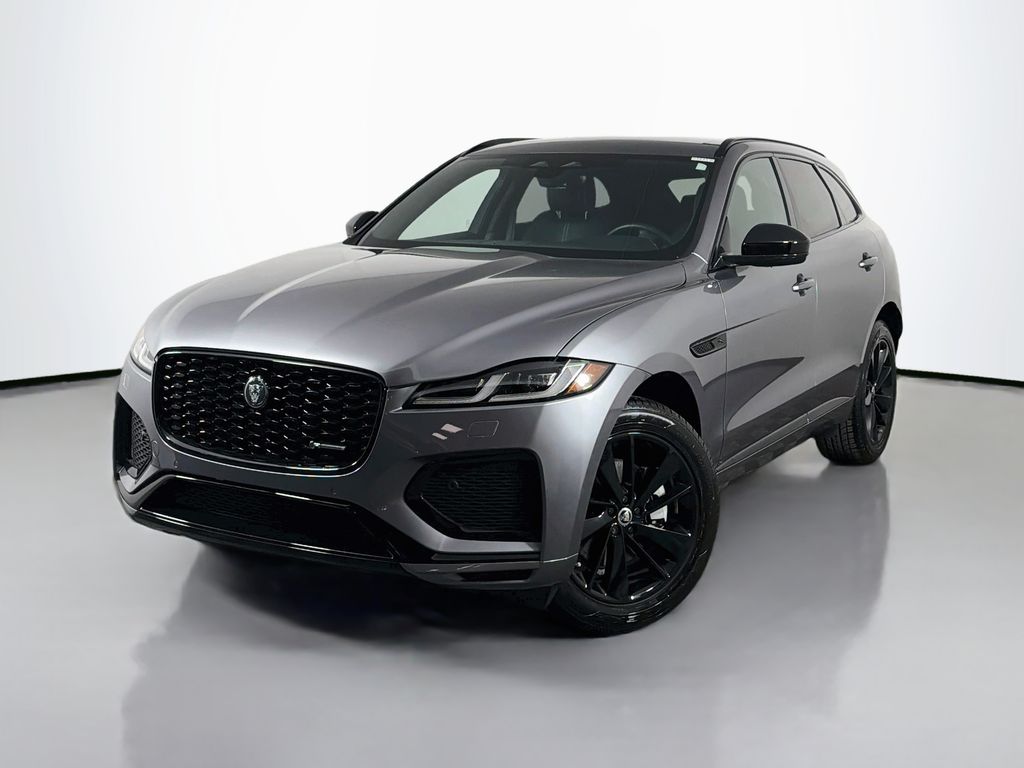 Gray (Eiger Grey Metallic) 2025 Jaguar F-PACE SUV / Crossover All-Wheel Drive 8-Speed Automatic