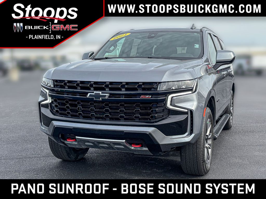 Gray (Satin Steel Metallic) 2021 Chevrolet Tahoe SUV / Crossover Four-Wheel Drive 