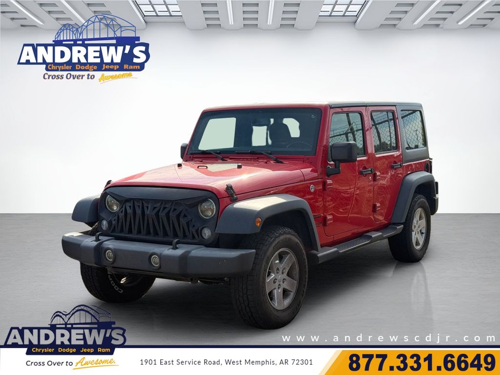 Firecracker Red Clearcoat 2018 Jeep Wrangler SUV / Crossover Four-Wheel Drive 5-Speed Automatic