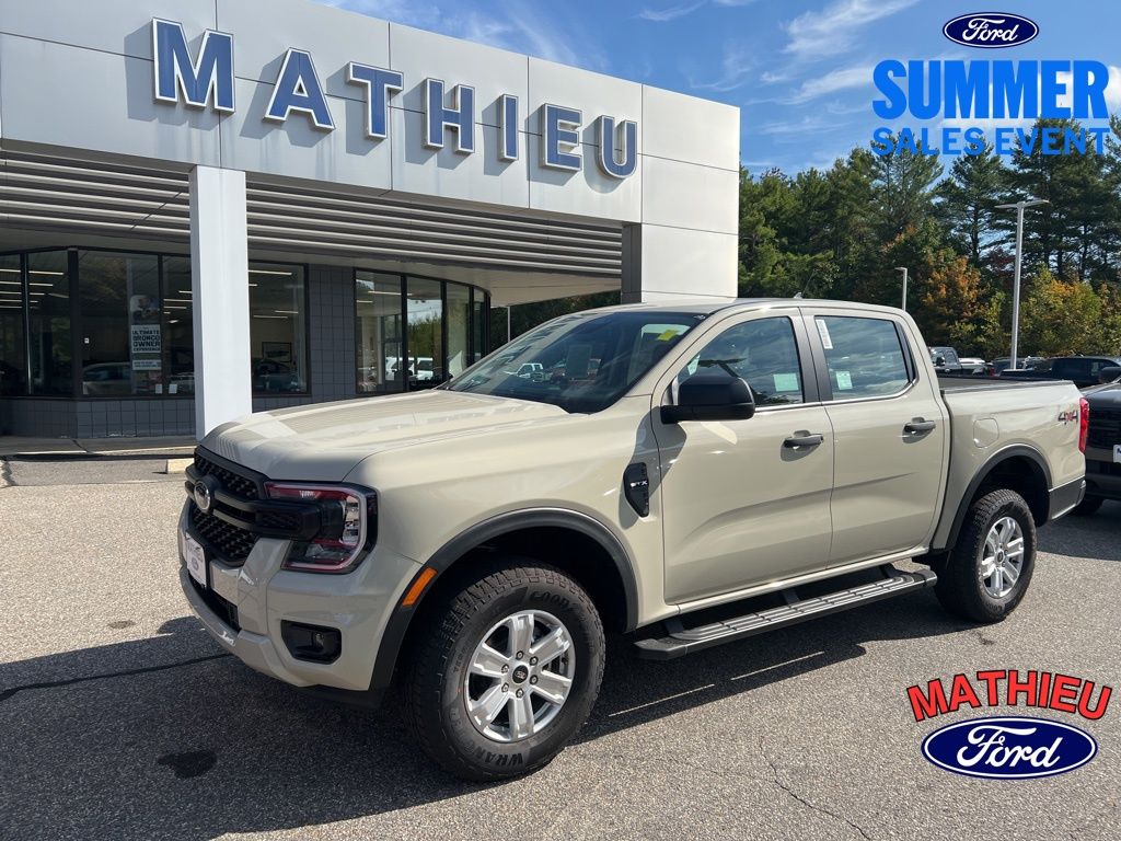 Desert Sand 2025 Ford Ranger Pickup Truck Four-Wheel Drive Automatic