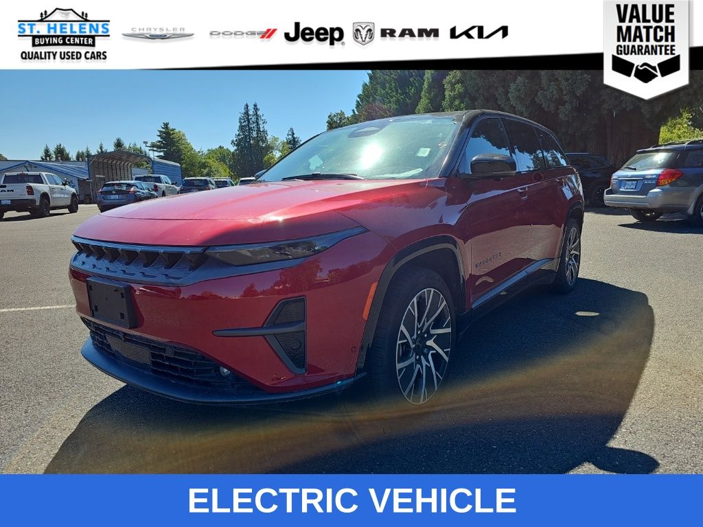 Red Hot Pearlcoat 2025 Jeep Wagoneer S SUV / Crossover Four-Wheel Drive 1-Speed Automatic