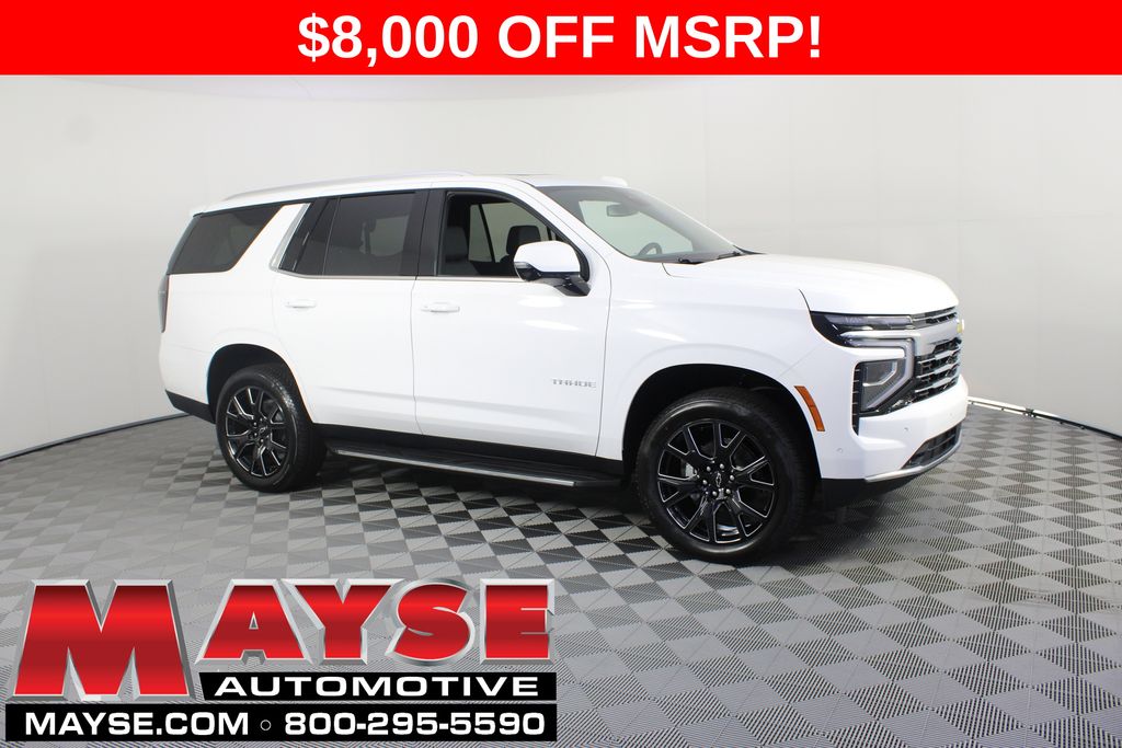 Summit White 2026 Chevrolet Tahoe SUV / Crossover Four-Wheel Drive 