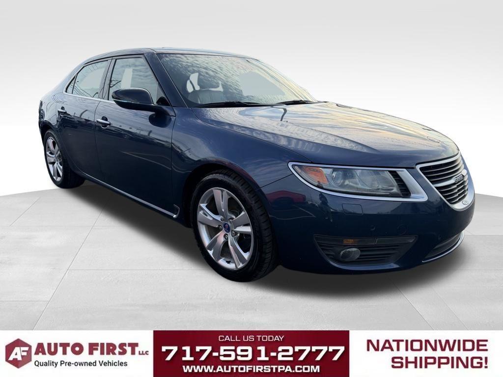 Blue Metallic 2011 Saab 9-5 Turbo4 Sedan Front-Wheel Drive 6-Speed Automatic