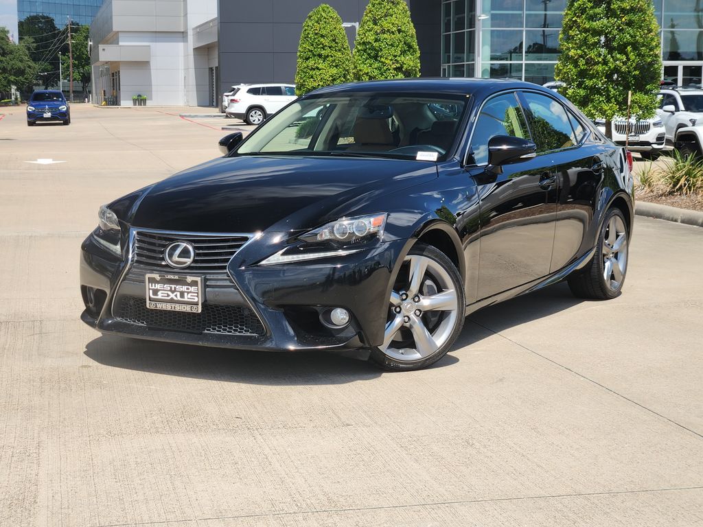 Black (Obsidian) 2014 Lexus IS Sedan All-Wheel Drive 8-Speed Automatic