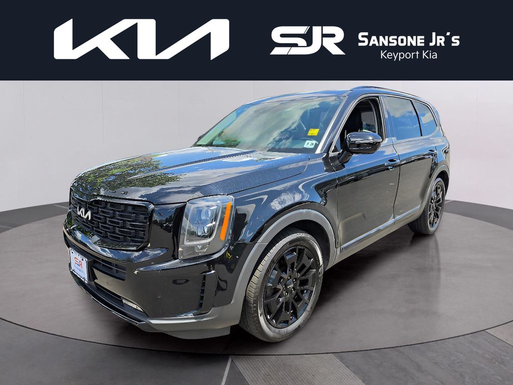 Ebony Black 2022 Kia Telluride SUV / Crossover All-Wheel Drive 8-Speed Automatic