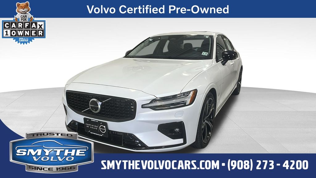 Crystal White 2025 Volvo S60 Sedan All-Wheel Drive Automatic