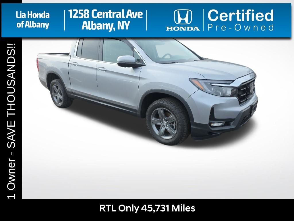 Lunar Silver Metallic 2022 Honda Ridgeline RTL AWD Pickup Truck All-Wheel Drive 9-Speed Automatic