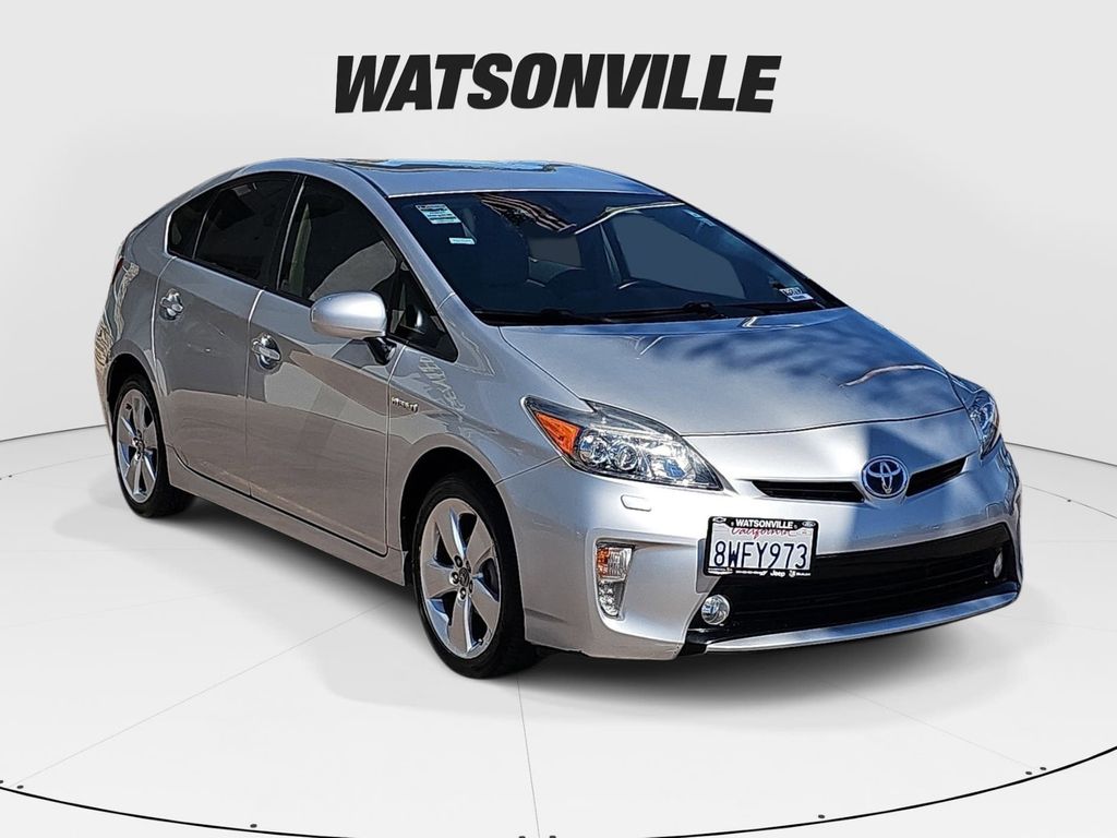 Classic Silver Metallic 2015 Toyota Prius Five Hatchback Front-Wheel Drive Continuously Variable Transmission