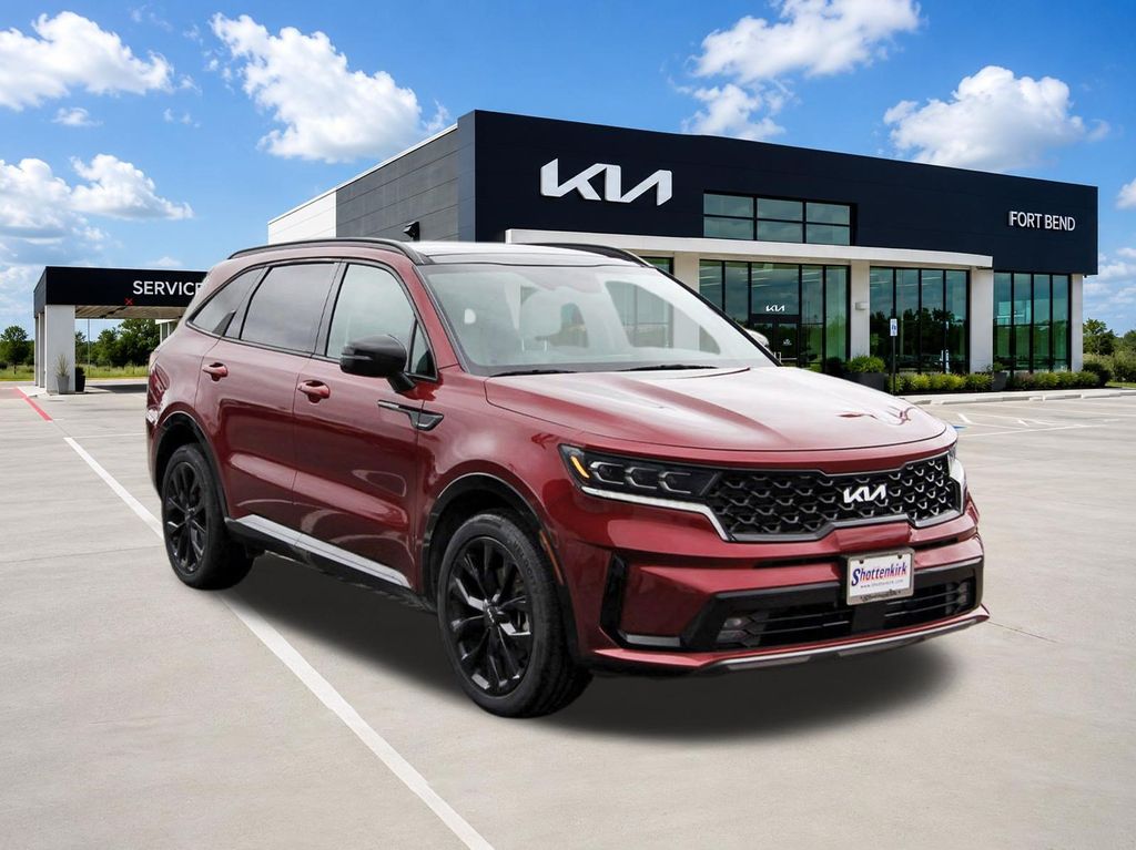 2022 Kia Sorento SX Red at Martin Chrysler Dodge Jeep Ram