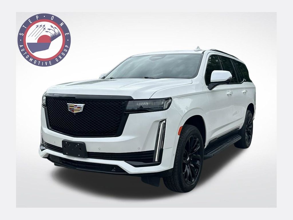 Crystal White Tricoat 2021 Cadillac Escalade SUV / Crossover Four-Wheel Drive