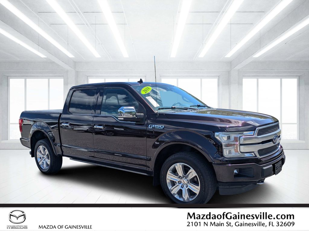 Magma 2018 Ford F-150 Platinum SuperCrew 4WD Pickup Truck Four-Wheel Drive Automatic