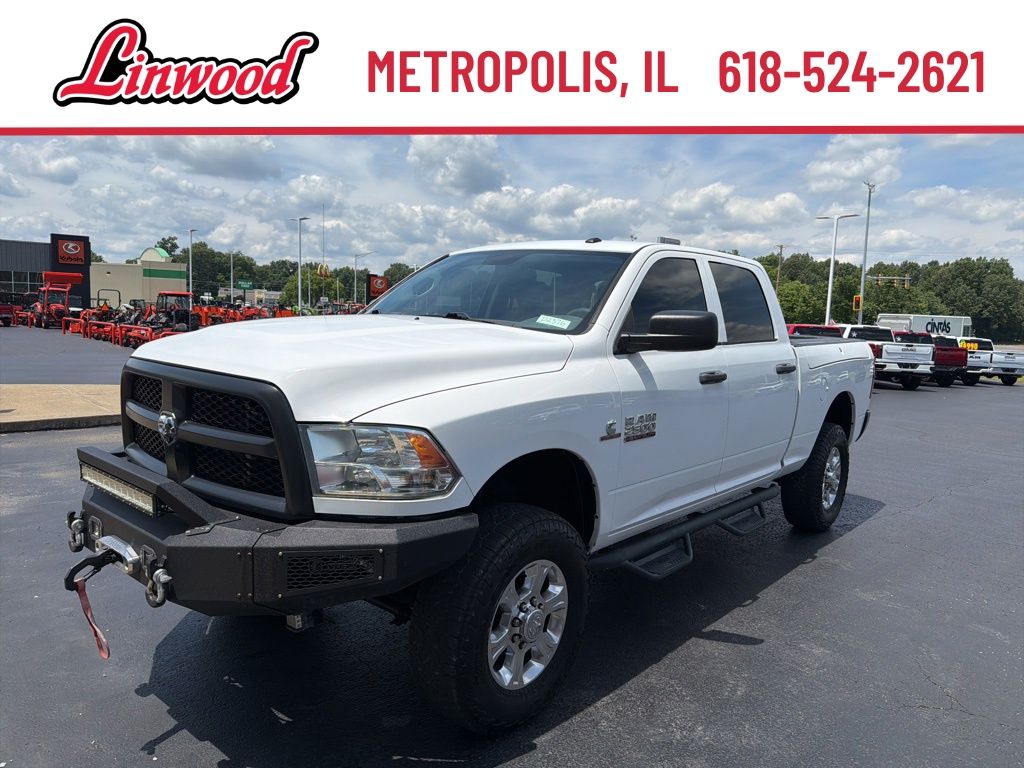 Bright White Clearcoat 2018 RAM 2500 Tradesman Crew Cab 4WD Pickup Truck Four-Wheel Drive 6-Speed Automatic