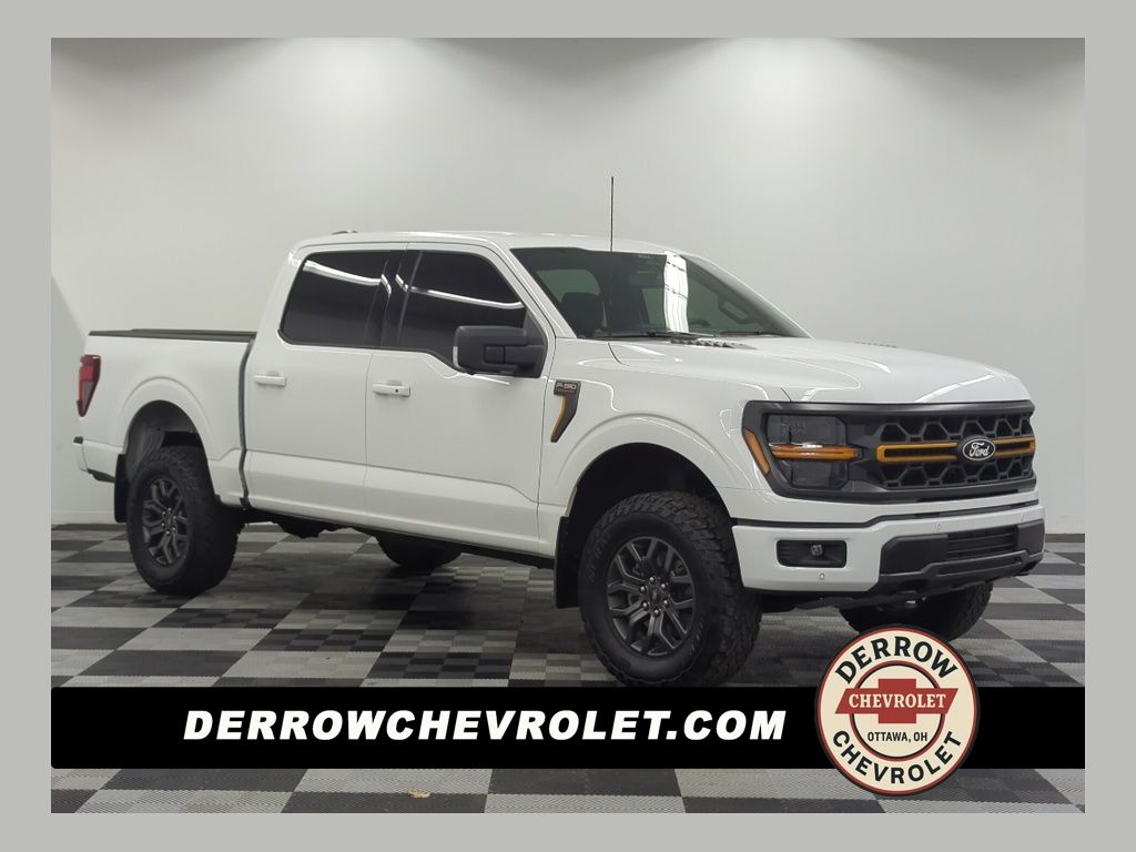 White 2025 Ford F-150 Pickup Truck Four-Wheel Drive Automatic