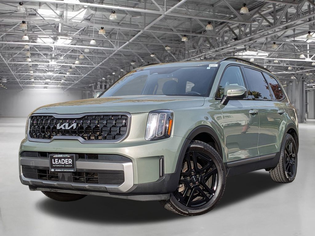 Jungle Green 2023 Kia Telluride EX X-Line AWD SUV / Crossover All-Wheel Drive 8-Speed Automatic