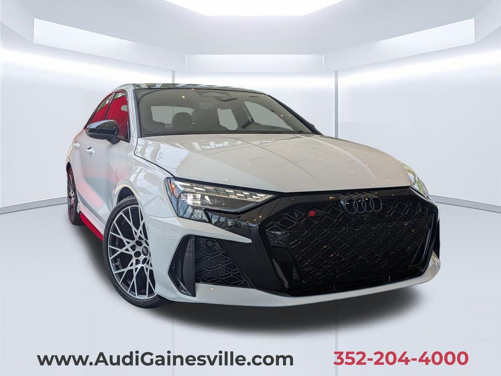 Arkona White 2026 Audi RS 3 Sedan All-Wheel Drive 7-Speed Automatic