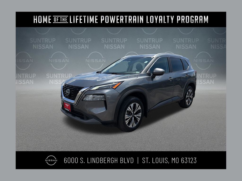 Gray (Gun Metallic) 2023 Nissan Rogue SUV / Crossover All-Wheel Drive Continuously Variable Transmission