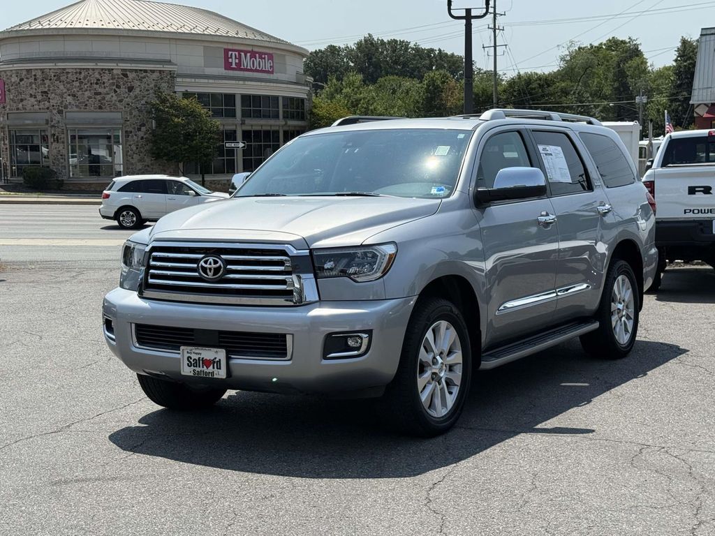 Silver Sky Metallic 2019 Toyota Sequoia SUV / Crossover Four-Wheel Drive 6-Speed Automatic
