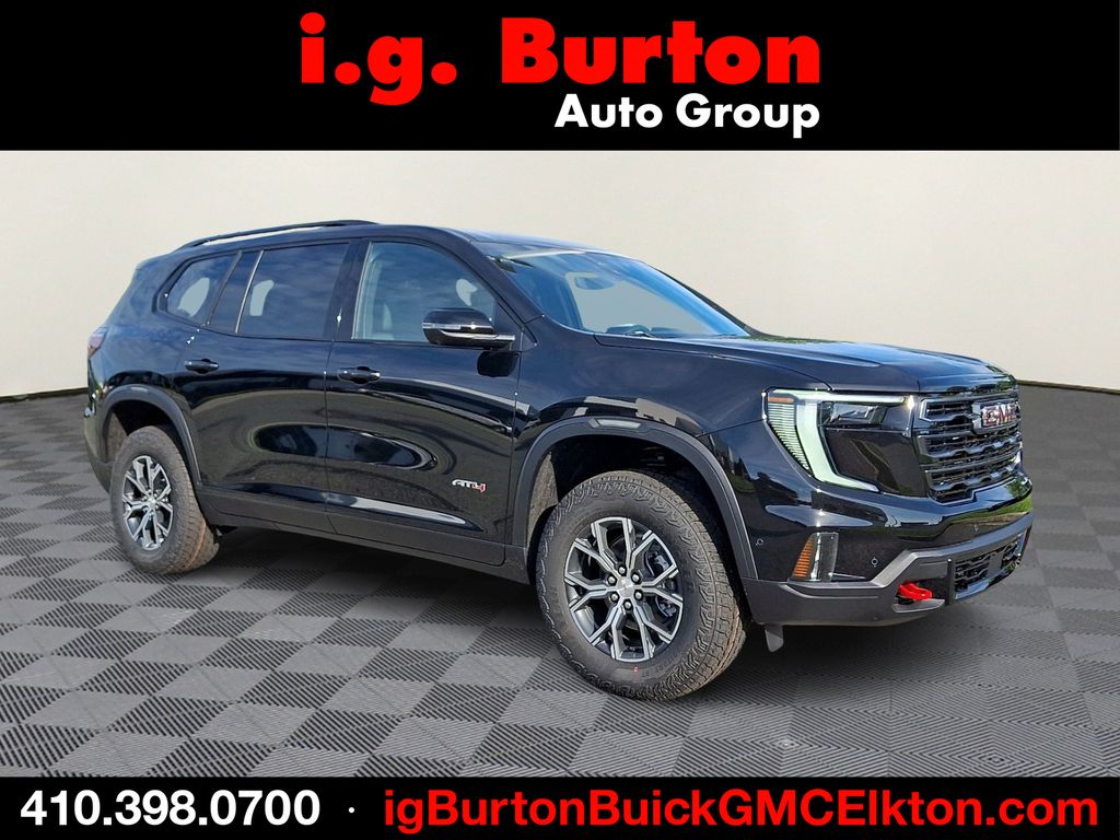 Black (Ebony Twilight Metallic) 2026 GMC Acadia SUV / Crossover Four-Wheel Drive 8-Speed Automatic
