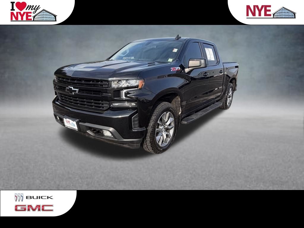 Black 2021 Chevrolet Silverado 1500 Pickup Truck Four-Wheel Drive Automatic