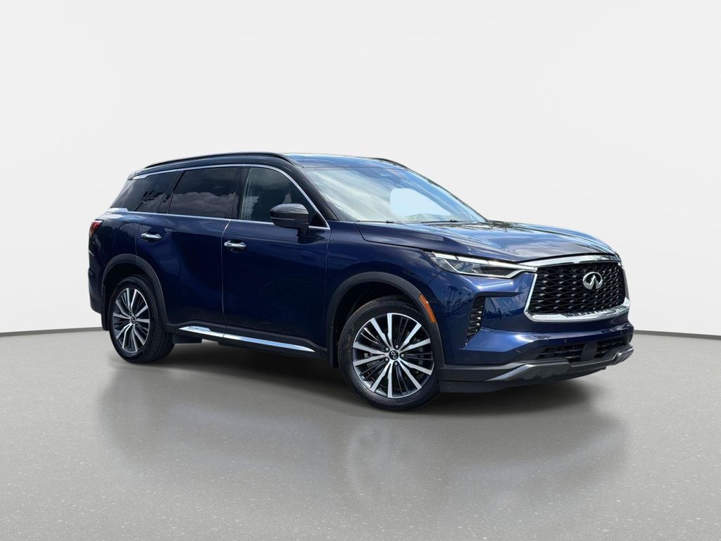 Blue 2025 INFINITI QX60 SUV / Crossover All-Wheel Drive 9-Speed Automatic