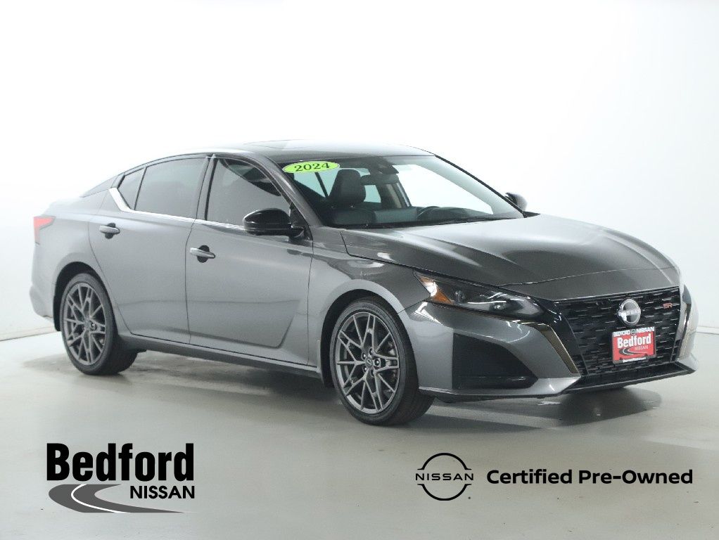 Gray (Gun Metallic) 2024 Nissan Altima Sedan Front-Wheel Drive Continuously Variable Transmission