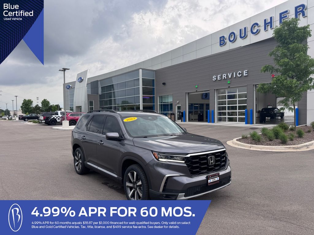 Gray 2023 Honda Pilot SUV / Crossover All-Wheel Drive Automatic