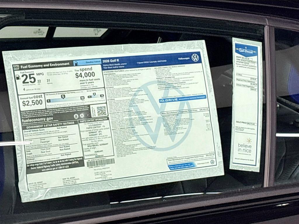 2026 Volkswagen Golf R 2.0T