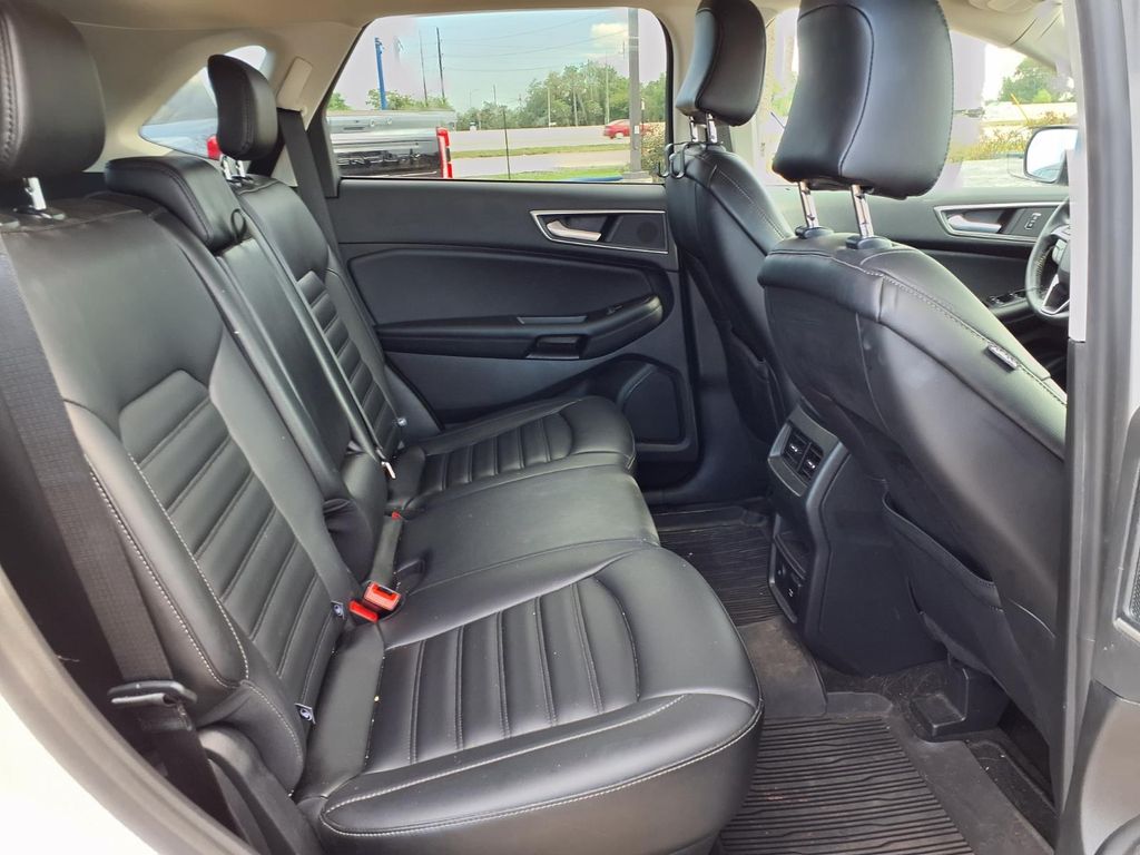 2024 Ford Edge SEL White at North Houston Mitsubishi