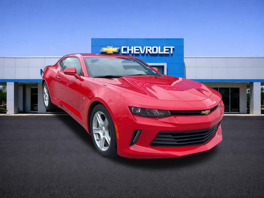 Red 2018 Chevrolet Camaro 1LT Coupe RWD Coupe Rear-Wheel Drive 8-Speed Automatic