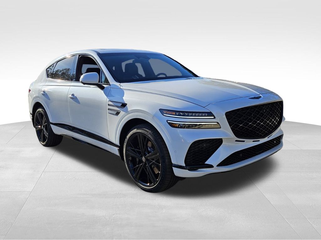 Uyuni White 2026 Genesis GV80 Coupe 3.5T E-SC Prestige Black AWD Coupe All-Wheel Drive 8-Speed Automatic