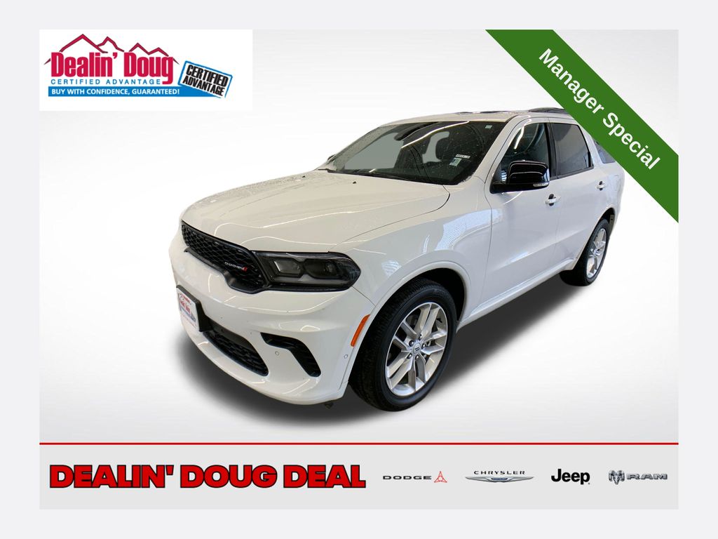 White Knuckle Clearcoat 2025 Dodge Durango SUV / Crossover All-Wheel Drive 8-Speed Automatic