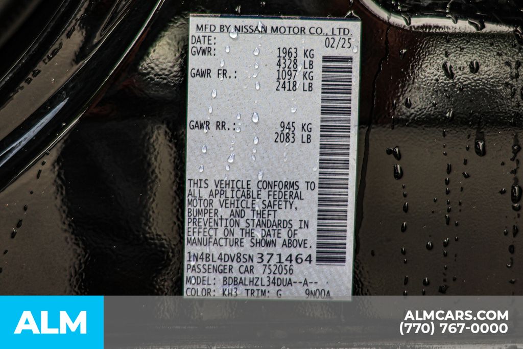 Used 2025 Black Nissan 2.5 SV image 55