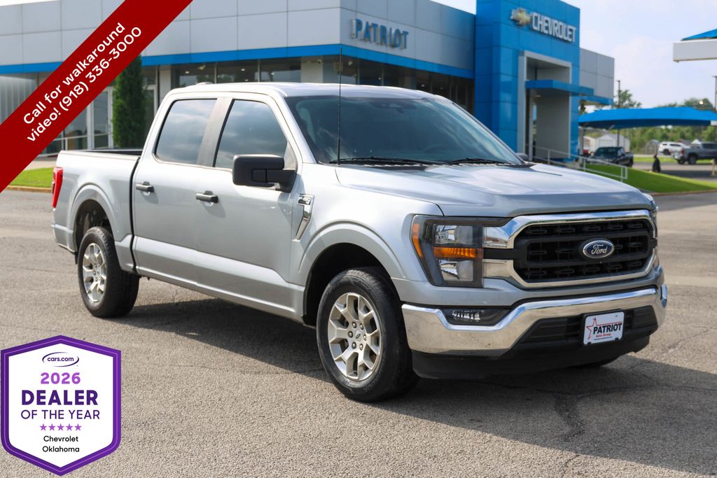Silver Metallic 2023 Ford F-150 XLT SuperCrew RWD Pickup Truck 4X2 Automatic