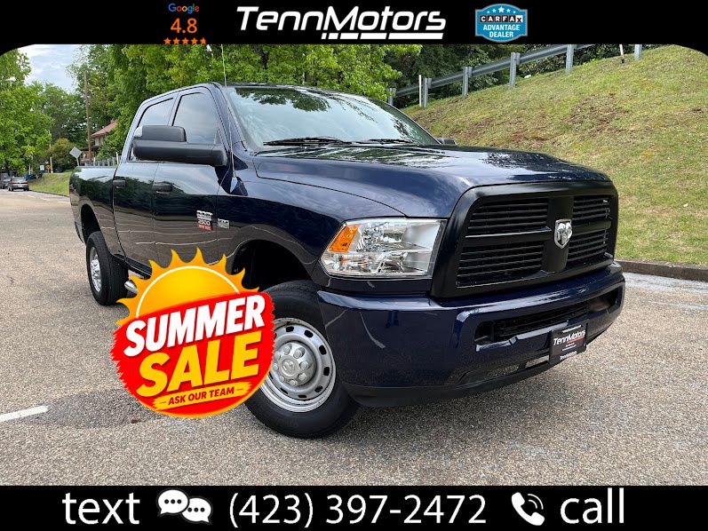 True Blue Pearlcoat 2012 RAM 2500 Pickup Truck Four-Wheel Drive 6-Speed Automatic