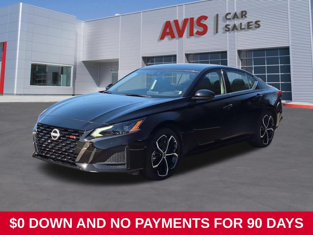 Super Black 2025 Nissan Altima Sedan Front-Wheel Drive Continuously Variable Transmission