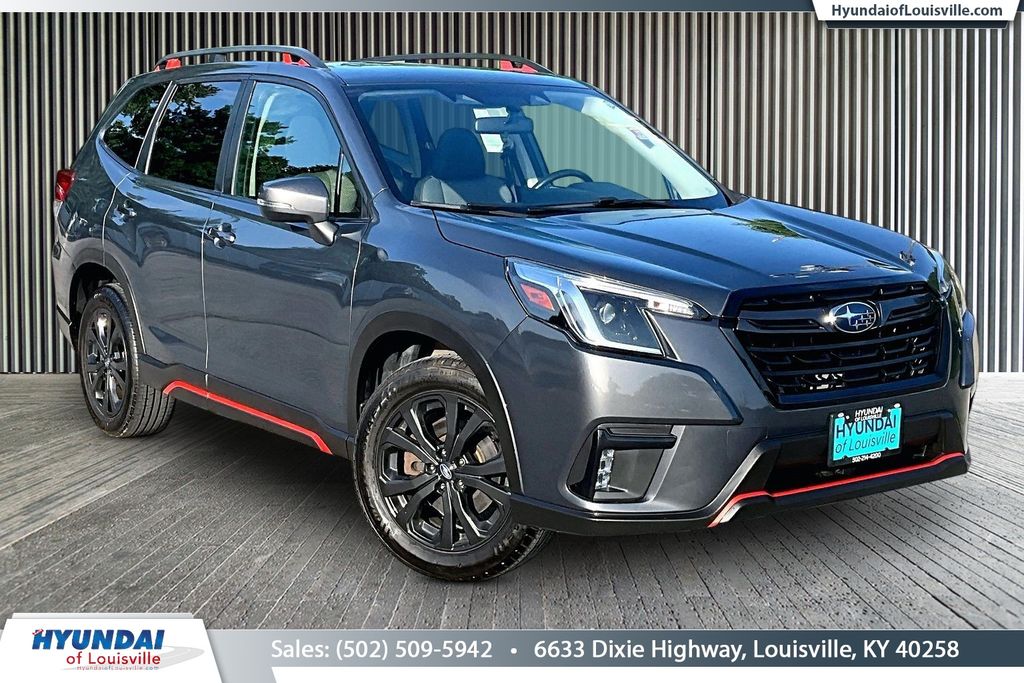 Magnetite Gray Metallic 2022 Subaru Forester SUV / Crossover All-Wheel Drive Continuously Variable Transmission