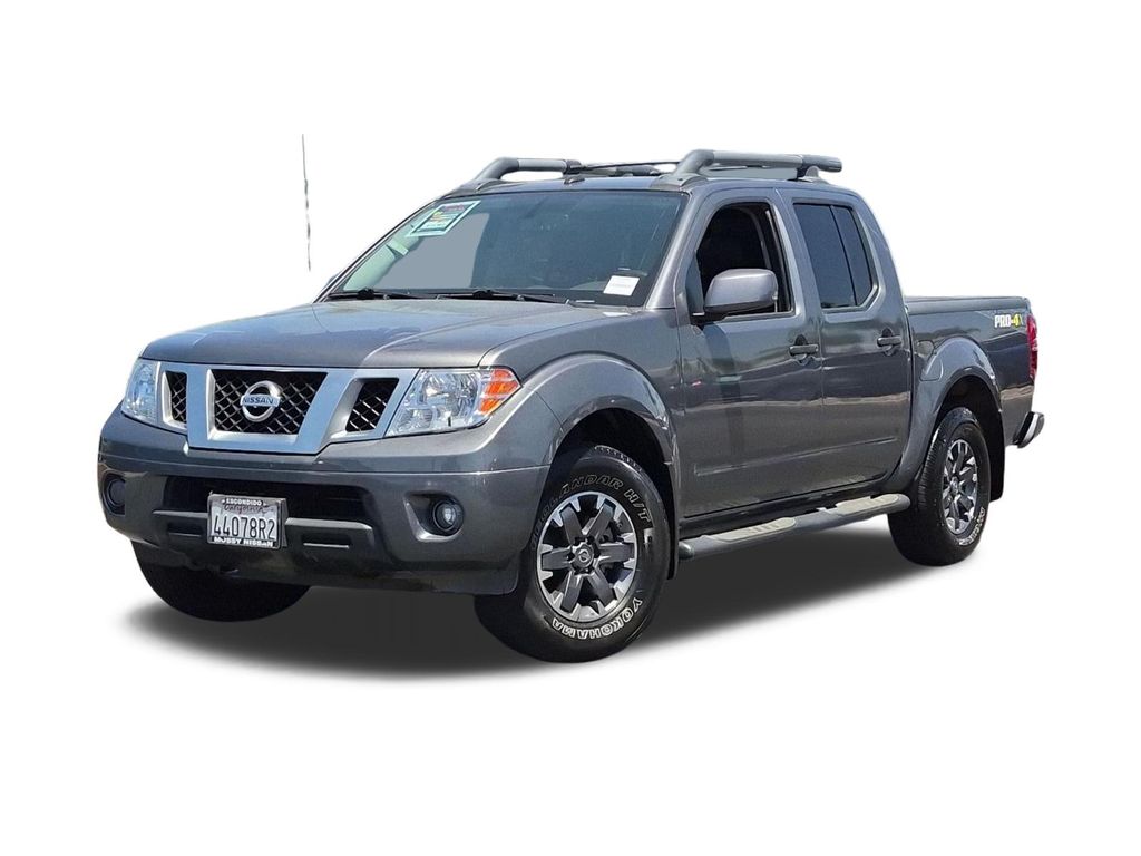 Gray (Gun Metallic) 2019 Nissan Frontier Pickup Truck Four-Wheel Drive 5-Speed Automatic Overdrive