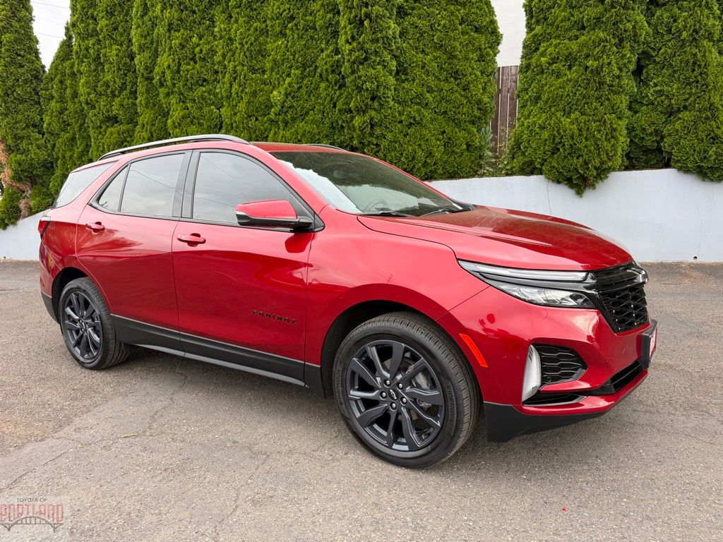 Radiant Red 2024 Chevrolet Equinox RS with 1RS AWD SUV / Crossover Four-Wheel Drive 6-Speed Automatic Overdrive