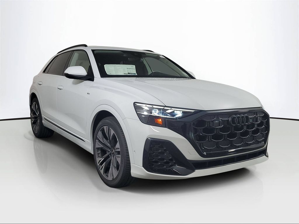 Glacier White Metallic 2026 Audi Q8 SUV / Crossover All-Wheel Drive 8-Speed Automatic