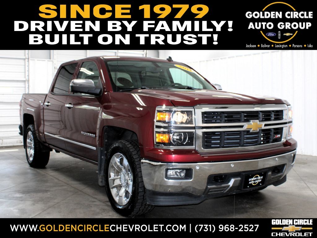 Red (Deep Ruby Metallic) 2014 Chevrolet Silverado 1500 Pickup Truck Four-Wheel Drive 6-Speed Automatic Overdrive
