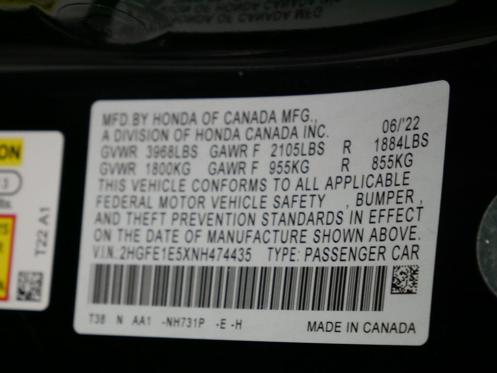 Thumbnail: 2022 Honda Civic - 16