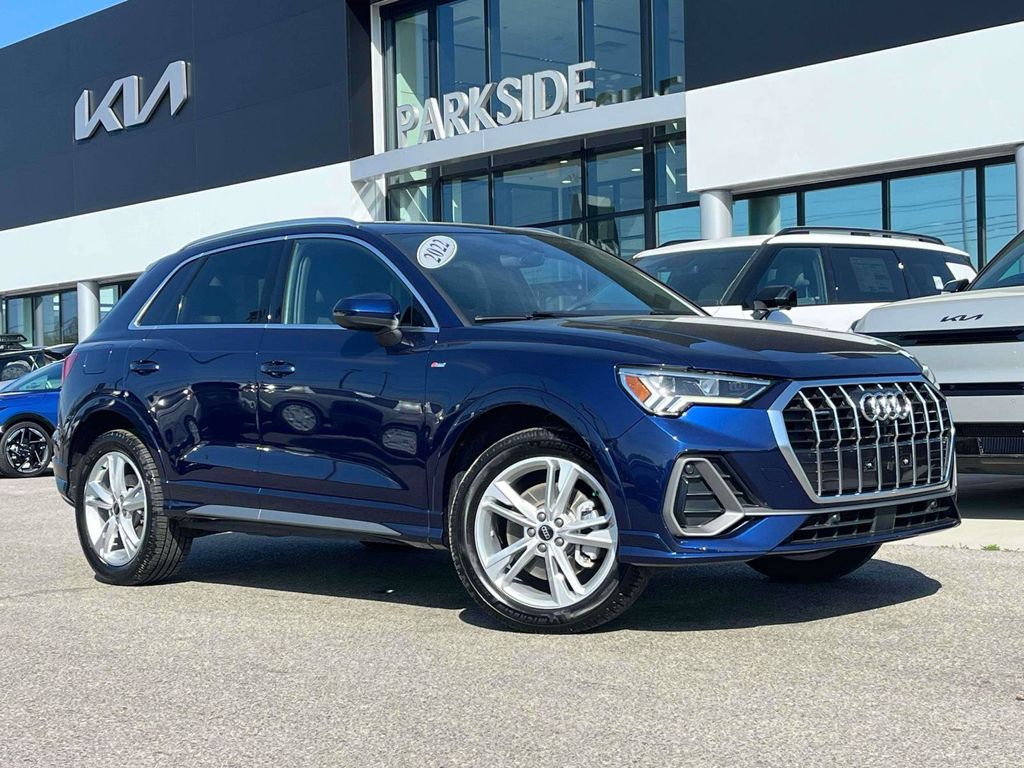 Blue 2022 Audi Q3 quattro Premium Plus S Line 45 TFSI SUV / Crossover All-Wheel Drive 8-Speed Automatic