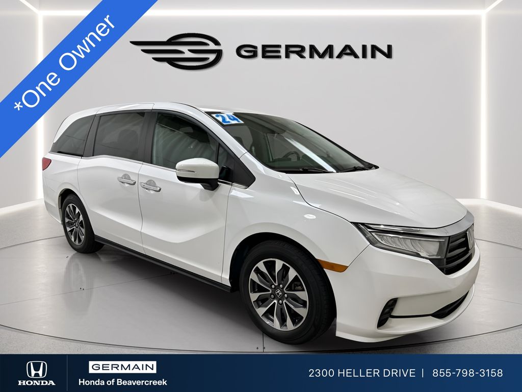Platinum White Pearl 2023 Honda Odyssey EX-L FWD Minivan Front-Wheel Drive Automatic