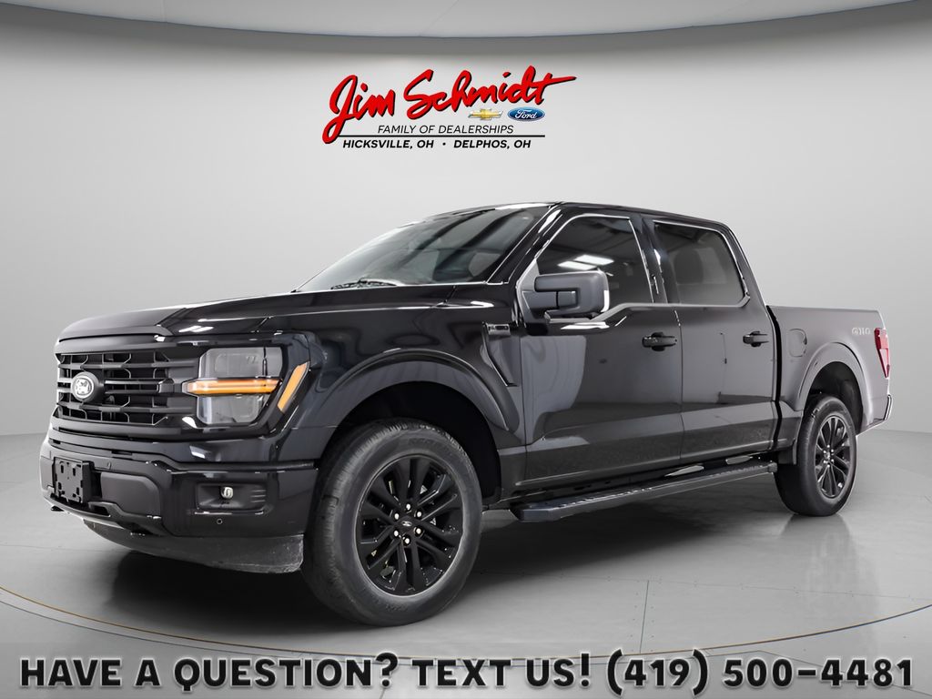 Agate Black Metallic 2024 Ford F-150 Pickup Truck Four-Wheel Drive Automatic