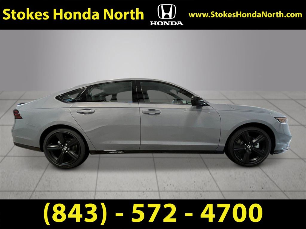 2026 Honda Accord Hybrid Sport-L Gray at Stokes Honda North