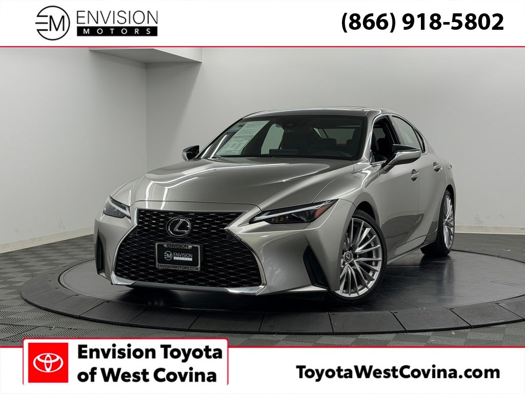 Silver 2023 Lexus IS 300 RWD Sedan Rear-Wheel Drive 8-Speed Automatic