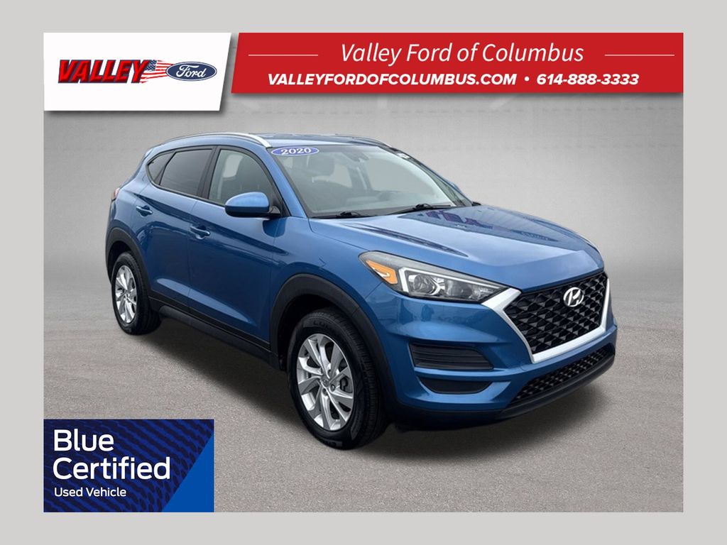 Teal (Aqua Blue) 2020 Hyundai Tucson SUV / Crossover All-Wheel Drive 6-Speed Automatic