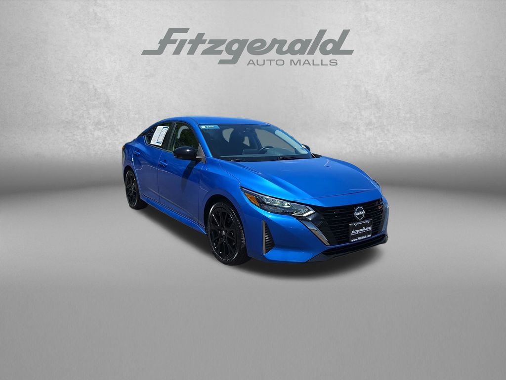 Electric Blue Metallic 2025 Nissan Sentra Sedan Front-Wheel Drive Continuously Variable Transmission