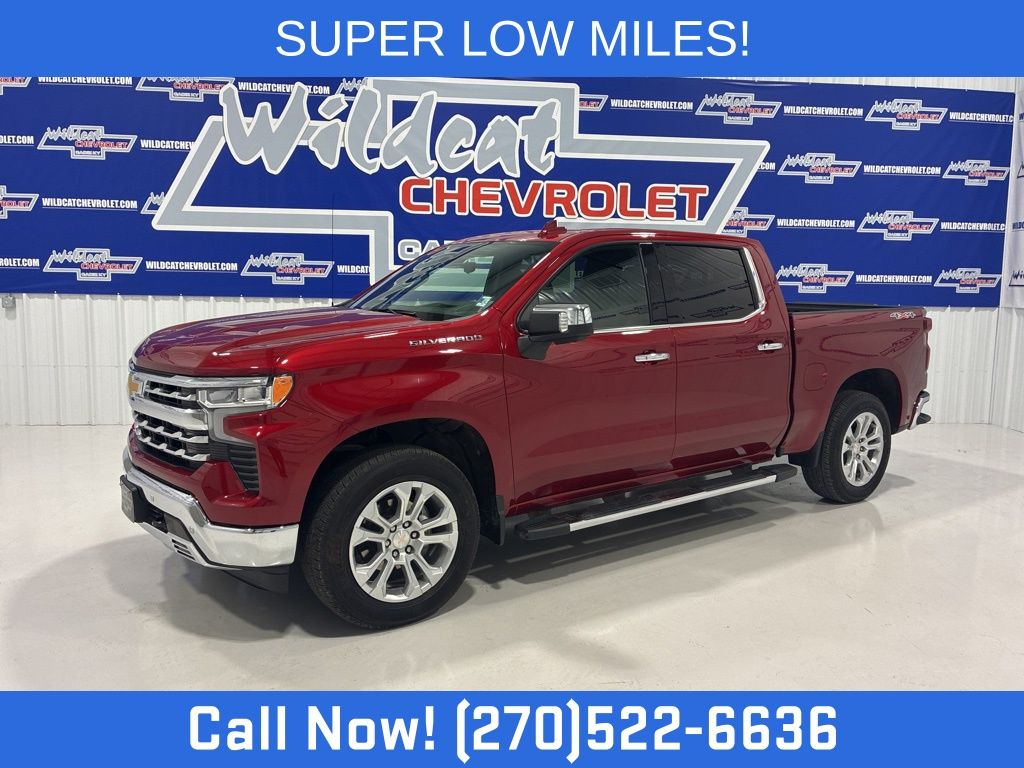 Radiant Red Tintcoat 2024 Chevrolet Silverado 1500 Pickup Truck Four-Wheel Drive Automatic