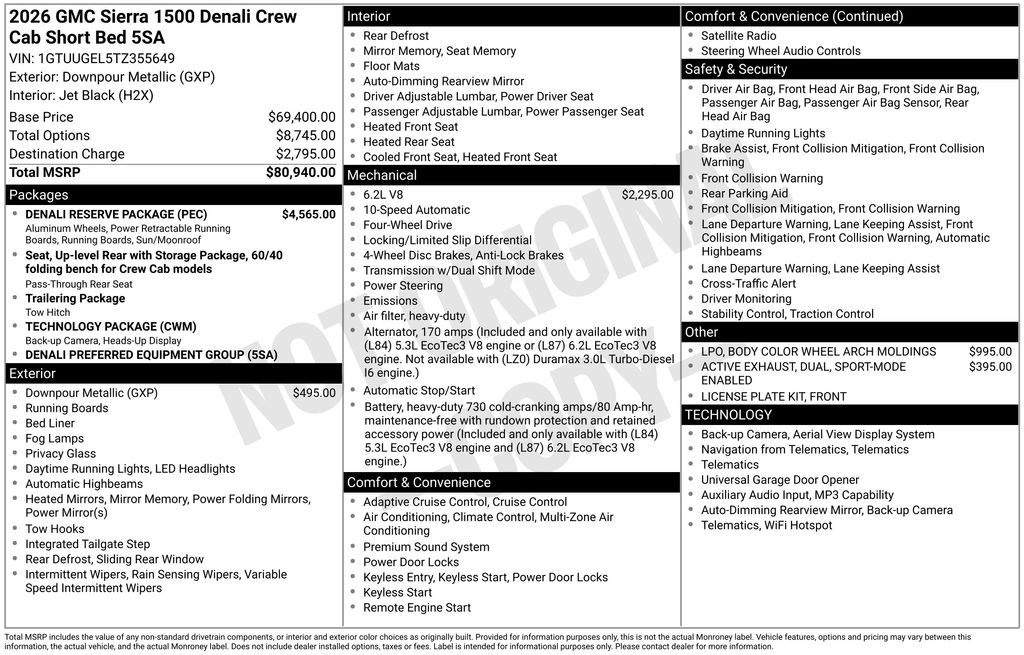 New 2026 Blue GMC Denali image 6
